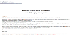Desktop Screenshot of intranet.e-globalcom.net