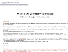 Tablet Screenshot of intranet.e-globalcom.net